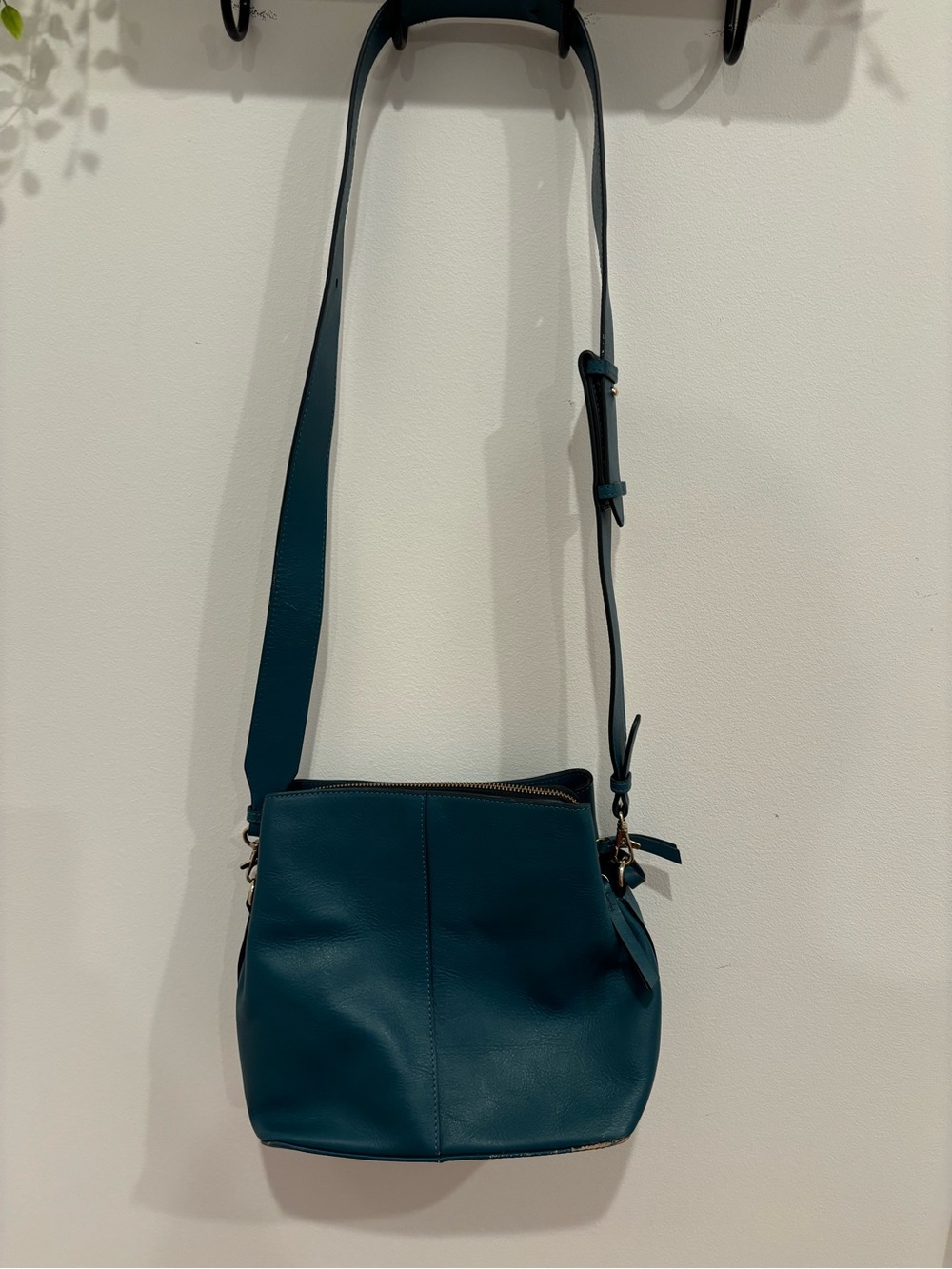 Radley London Dukes Place Crossbody Blue Leather Adjustable Strap with Dustcover - Picture 7 of 15